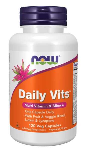 Produkto nuotrauka: NOW Foods Daily Vits - 120 kapsulių