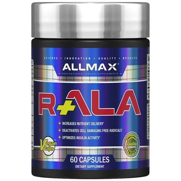 AllMax Nutrition R+ALA kompleksas – 60 kapsulių