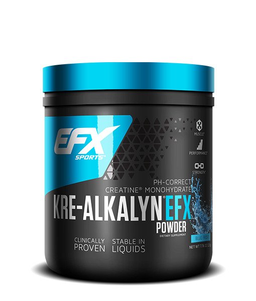 EFX Sports Kre - Alkalyn milteliai, mėlyna šerkšno spalvos - 220 g