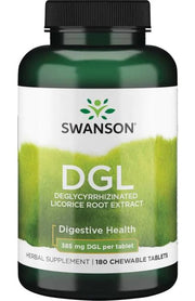 Swanson DGL, 385 mg – 180 kramtomųjų tablečių