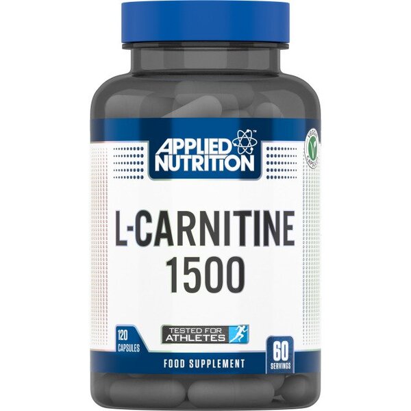 Applied Nutrition L - karnitinas, 1500 mg – 120 kapsulių