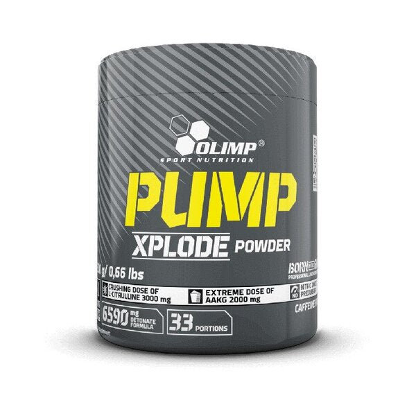 Olimp Nutrition Pump Xplode milteliai, vaisių punšas - 300 g
