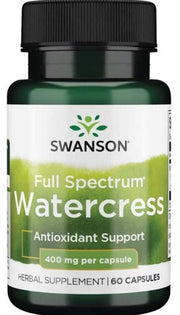 Swanson plataus spektro vandens kressų, 400 mg – 60 kapsulių