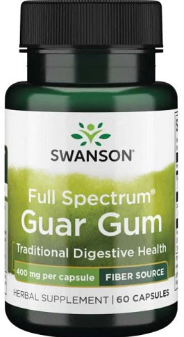 Swanson pilno spektro guaro derva, 400 mg – 60 kapsulių