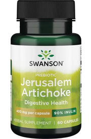 Swanson prebiotikas – topinambai, 400 mg – 60 kapsulių
