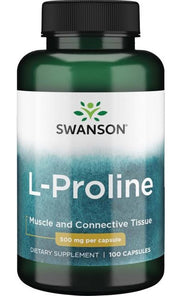 Swanson L - prolinas, 500 mg – 100 kapsulių