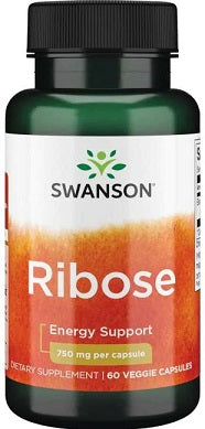 Swanson Ribose, 750 mg – 60 kapsulių