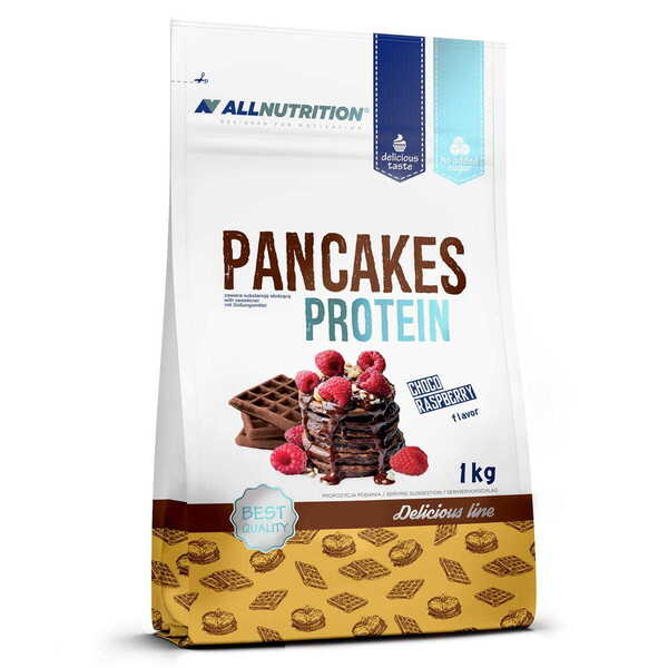 Allnutrition blyneliai su baltymais, vanilės skonio - 1000 g