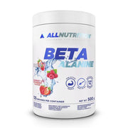 Allnutrition beta alaninas, aviečių ir braškių skonio – 500 g