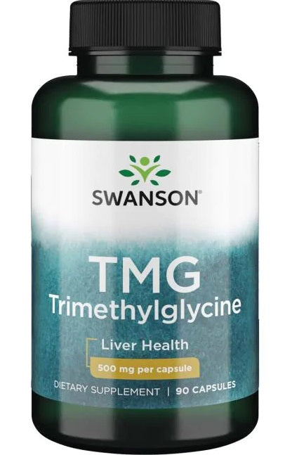 Swanson TMG (trimetilglicinas), 500 mg – 90 kapsulių