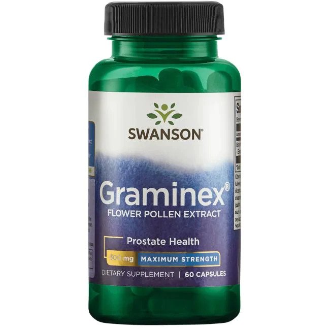 Swanson Graminex, 500 mg – 60 kapsulių