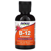 Produkto nuotrauka: NOW Foods Vitamin B-12 Liquid B-Complex - 59 ml.