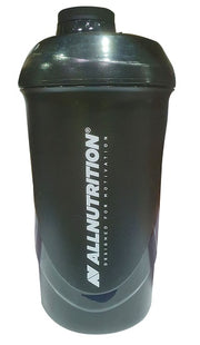Allnutrition plaktuvė su 2 logotipais, juoda - 600 ml.