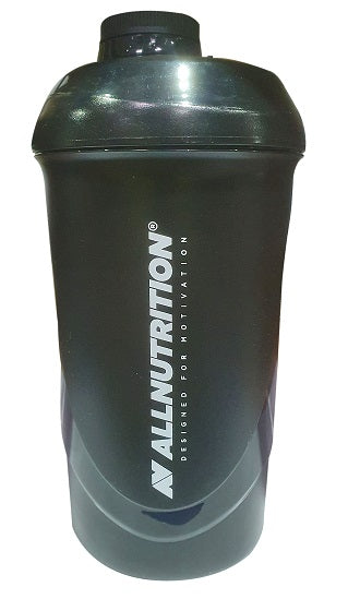 Allnutrition plaktuvė su 2 logotipais, juoda - 600 ml.
