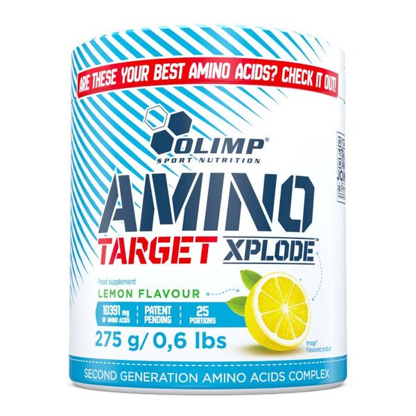 Olimp Nutrition Amino Target Xplode, citrinų skonio - 275 g