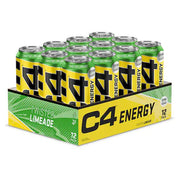 Cellucor C4 sprogstamasis energinis gėrimas, susuktas laimo skonis – 12 x 500 ml.