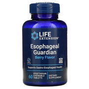 Life Extension Esophageal Guardian, uogų skonio – 60 kramtomųjų tablečių vegetarams