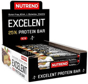 Nutrend Excelent 25 % baltymų batonėlis su žemės riešutų sviestu – 18 x 85 g