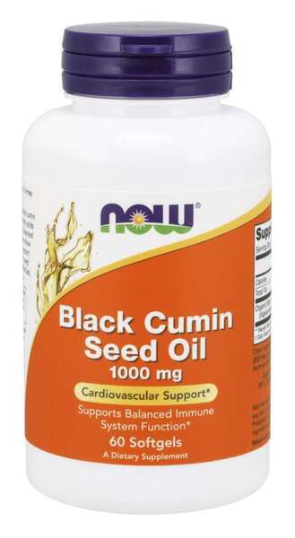 Produkto nuotrauka: NOW Foods Black Cumin Seed Oil - 60 minkštųjų kapsulių