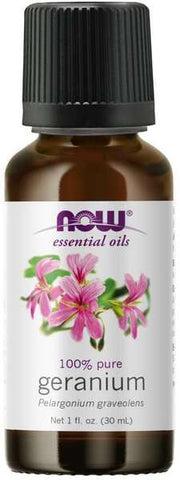 NOW Foods eterinis aliejus, pelargonijų aliejus - 30 ml.