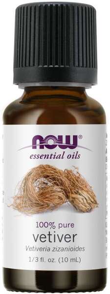 Produkto nuotrauka: NOW Foods Essential Oil, Vetiver Oil - 10 ml.