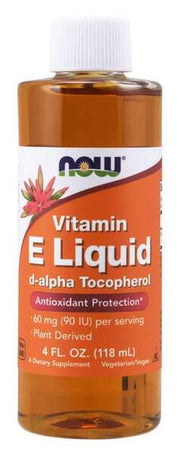 NOW Foods vitamino E skystis – 118 ml.