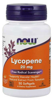 NOW Foods likopenas, 20 mg – 50 kapsulių