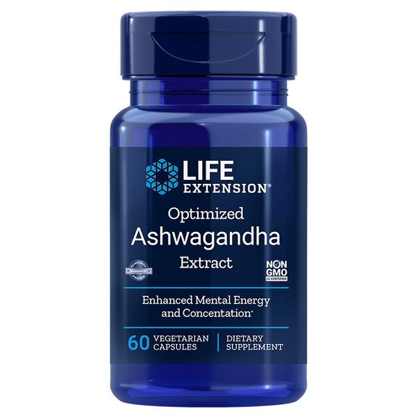 Life Extension Optimized Ashwagandha Extract 60 – 60 kapsulių