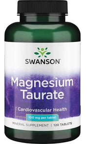 Swanson magnio tauratas, 100 mg – 120 tablečių