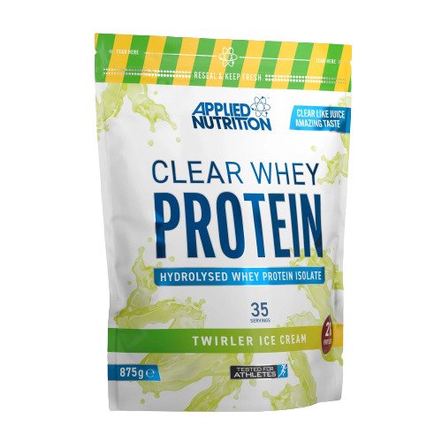 Applied Nutrition skaidrūs išrūgų baltymai, Twirler ledai – 875 g