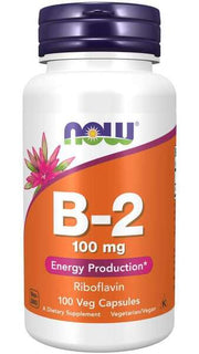 Produkto nuotrauka: NOW Foods Vitamin B-2 Riboflavin, 100mg - 100 kapsulių