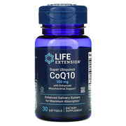 Life Extension Super Ubichinol CoQ10 su sustiprinta mitochondrijų parama, 100 mg - 30 kapsulių