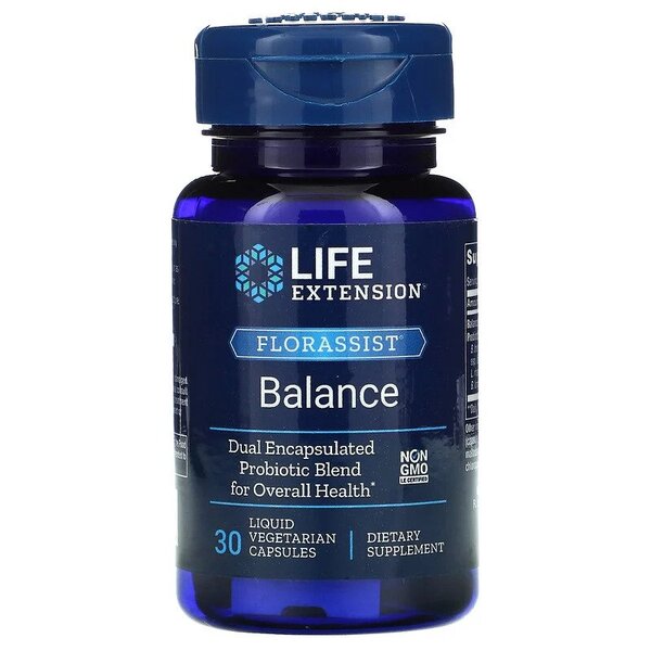 Life Extension Florassist Balance – 30 skystų kapsulių