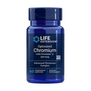 Life Extension optimizuotas chromas su Crominex 3+, 500 mcg – 60 kapsulių