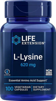 Life Extension L - lizinas, 620 mg - 100 kapsulių