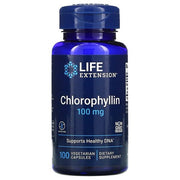 Life Extension chlorofilinas, 100 mg - 100 kapsulių