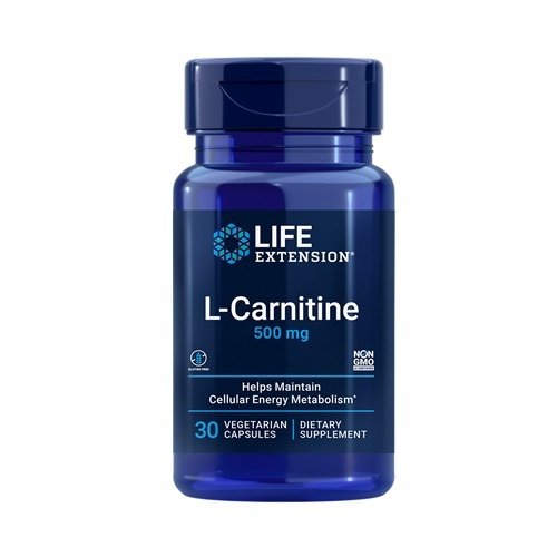 Life Extension L - karnitinas, 500 mg - 30 kapsulių