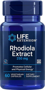 Life Extension rodiolės ekstraktas, 250 mg - 60 kapsulių