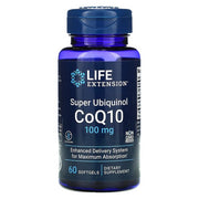 Life Extension Super Ubichinol CoQ10, 100 mg – 60 kapsulių