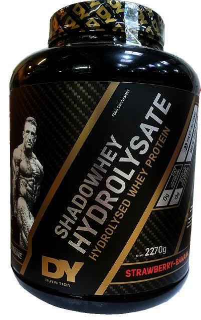 Dorian Yates Shadowhey hidrolizatas, braškių ir bananų skonio - 2270 g