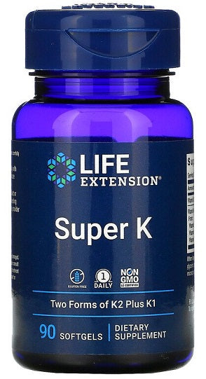 Life Extension Super K – 90 kapsulių