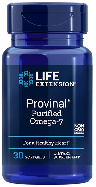 Life Extension Provinal išgrynintas Omega - 7 – 30 kapsulių