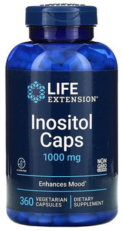 Life Extension inozitolio kapsulės, 1000 mg - 360 kapsulių