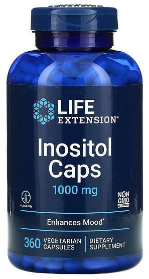 Life Extension inozitolio kapsulės, 1000 mg - 360 kapsulių