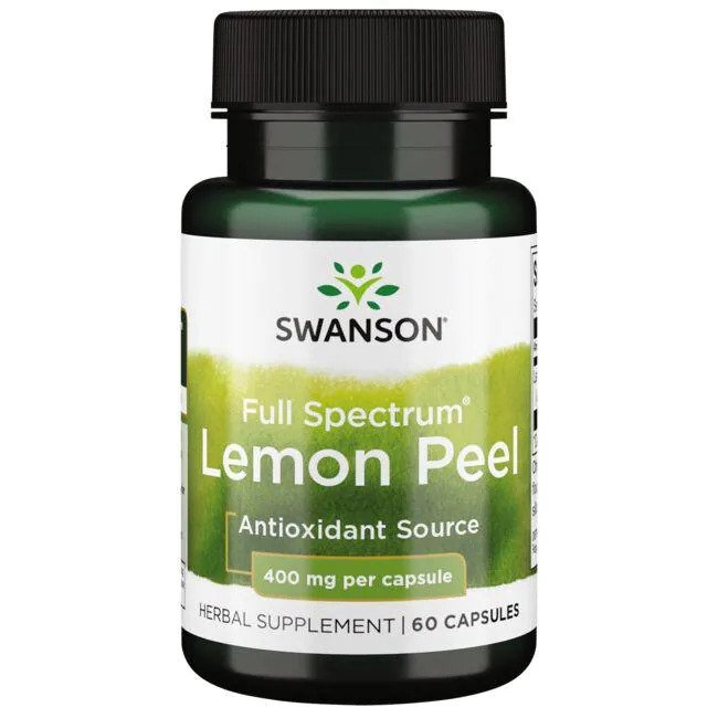 Swanson pilno spektro citrinų žievelės, 400 mg – 60 kapsulių