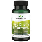 Swanson Tart Cherry & Turmeric – 60 kapsulių