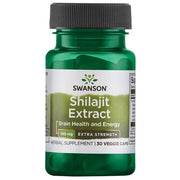 Swanson Shilajit ekstraktas, 100 mg – 30 kapsulių