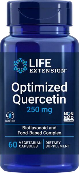 Life Extension optimizuotas kvercetinas, 250 mg - 60 kapsulių