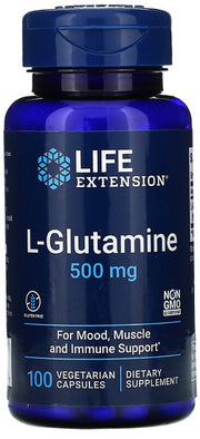 Life Extension L - glutaminas, 500 mg - 100 kapsulių