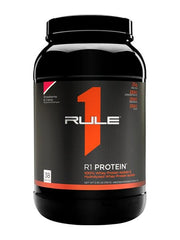 Rule One R1 baltyminis šokoladas su braškėmis ir kremu - 1110 g